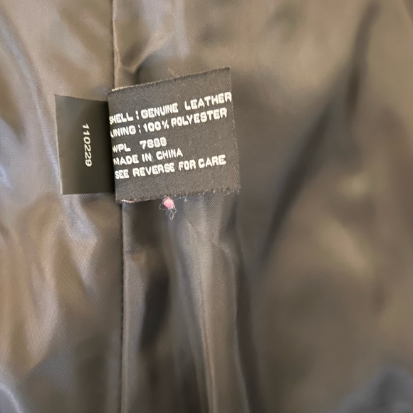 Black Leather Jacket - Picture 6 of 6